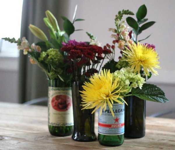 glass-bottles-turned-into-flower-vases
