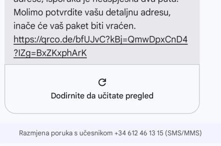 Novi / Foto: Printscreen: Najčešće prevare BH Pošta