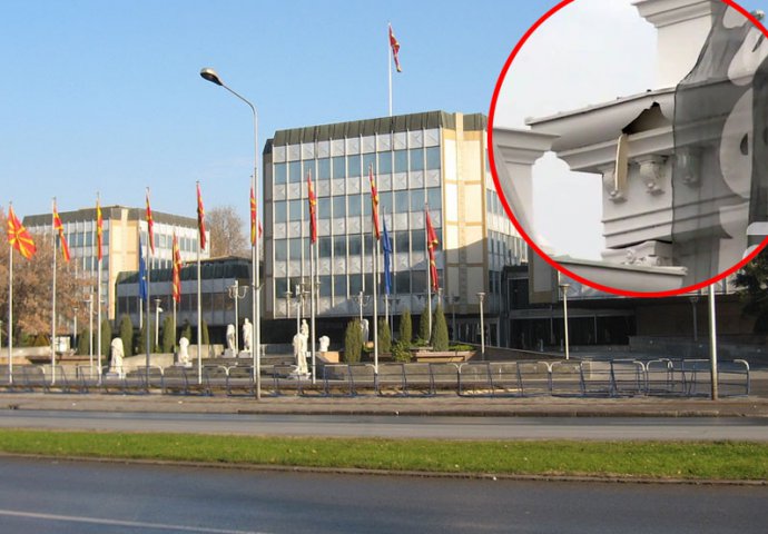 Ispaljeni projektili na zgradu makedonske vlade