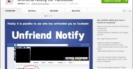 Od sad možete znati ko vas je obrisao sa Facebooka!