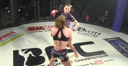 Pogledajte savršeni spinning back fist u WMMA! 