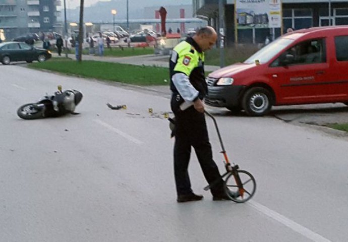 Povrijeđen motociklista u Doboju