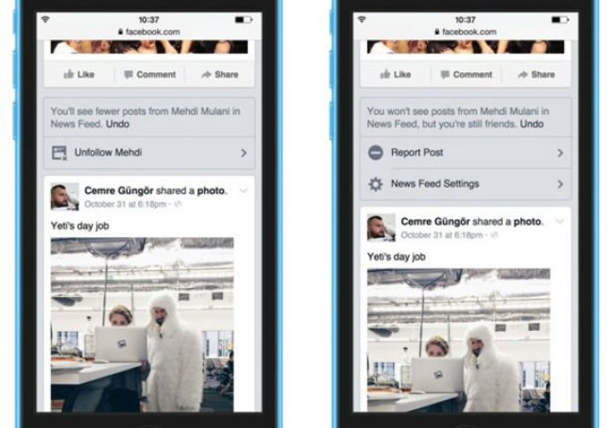 Facebook uvodi nove opcije za čistiji pregled sadržaja 