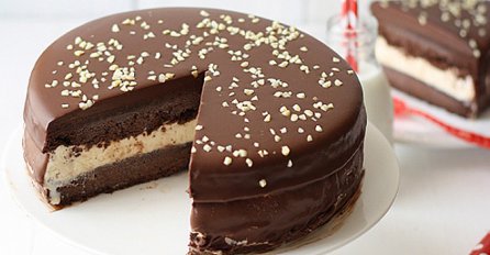 Ledena torta od vanilije i čokolade