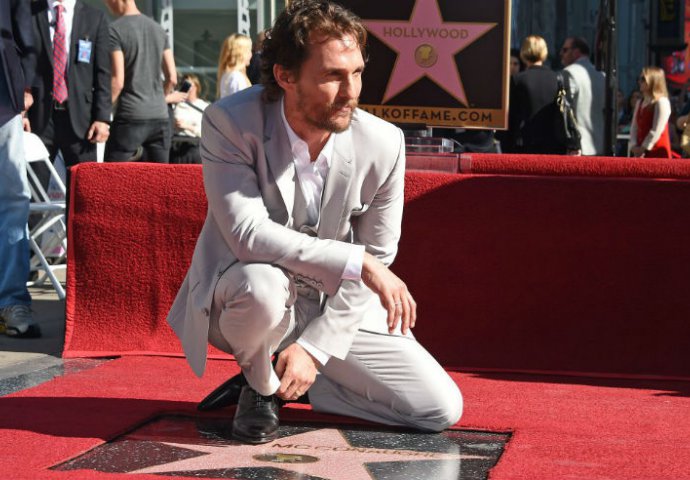 Matthew McConaughey dobio zvijezdu u Hollywoodu