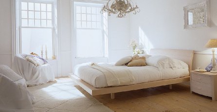 Bijele spavaće sobe