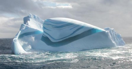 Ljepote zaleđenog svijeta: Prugaste sante leda