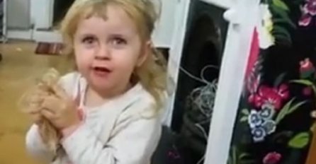 Šta se dogodi kad dvogodišnja djevojčica odluči da sama sebi sredi frizuru