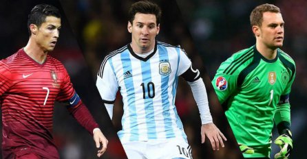 Ronaldo, Messi i Neuer kandidati za Zlatnu loptu