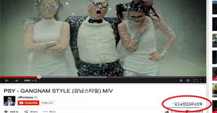 Gangnam Style 'srušio' YouTube!