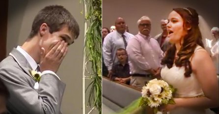 Pogledajte šta je mlada uradila za mladoženju na vjenčanju