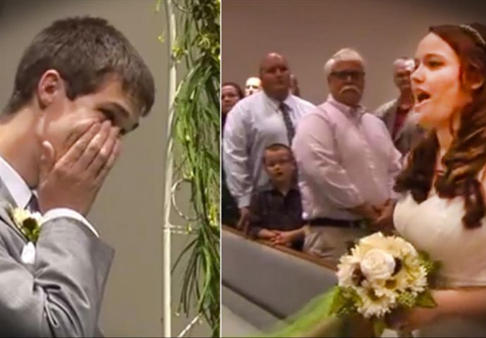 Pogledajte šta je mlada uradila za mladoženju na vjenčanju