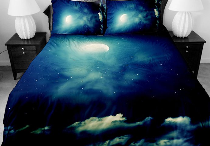 Fantastične 3D galaxy posteljine