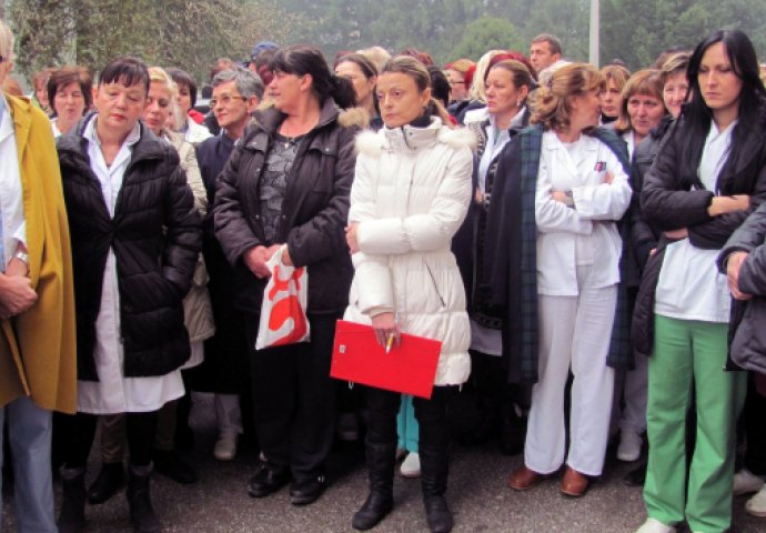 Protesti radnika bolnice Istočno Sarajevo traju šesti dan