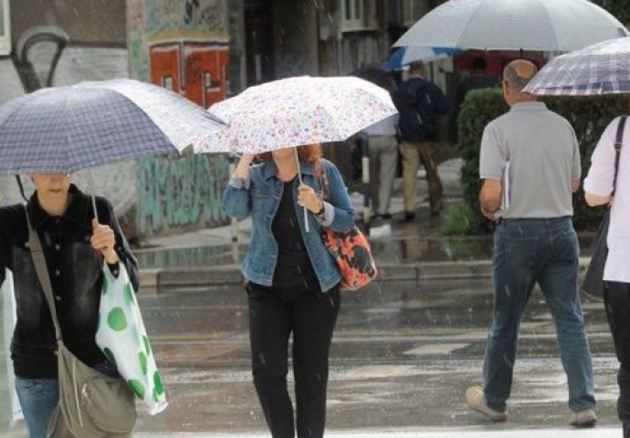 BiH: Danas oblačno vrijeme s kišom