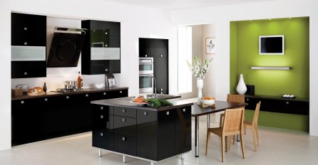 Moderne crne kuhinje