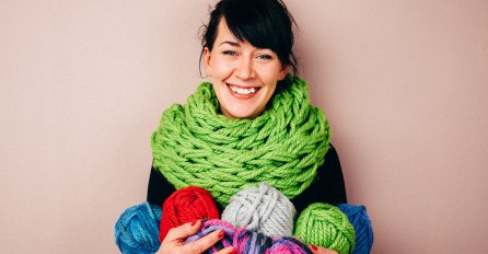 Ispletite šal za samo 30 minuta