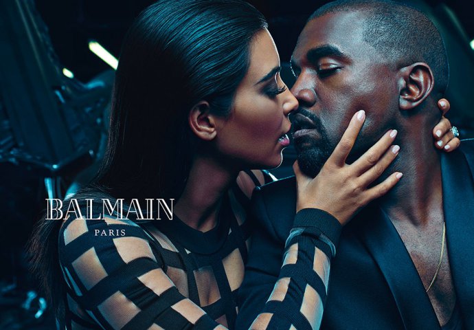 Kim Kardashian i Kanye West u novoj Balmain kampanji