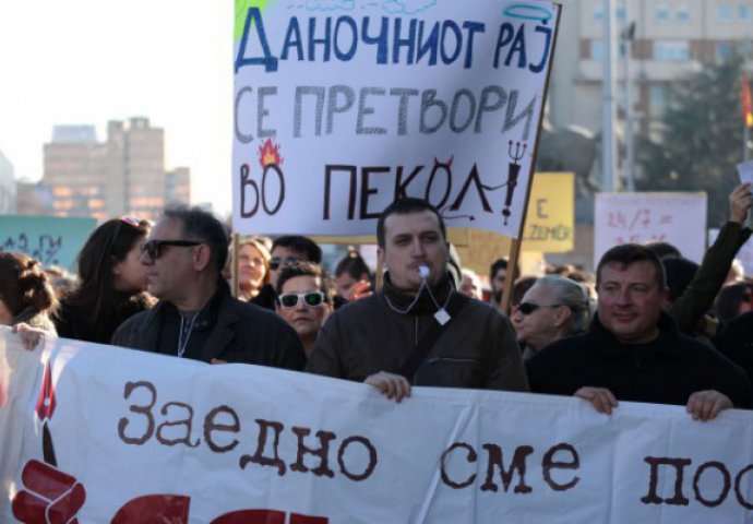 Makedonci ponovo protestuju, povod novi sistem oporezivanja