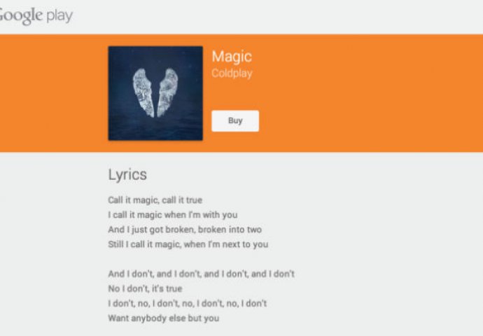 Novo od Googlea: Početne riječi pjesama u rezultatima pretraga