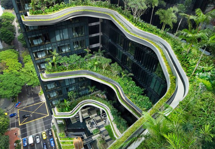 Čudo arhitekture: Hotel Parkroyal u srcu Singapura