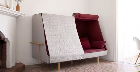 3 u 1 namještaj: sofa, krevet i intimna kabina