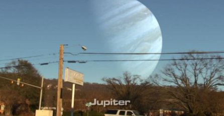 Pogledajte kako bismo vidjeli planete da su na mjestu Mjeseca