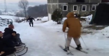 Bosanac napravio snimku improvizovanog spusta i oduševio region