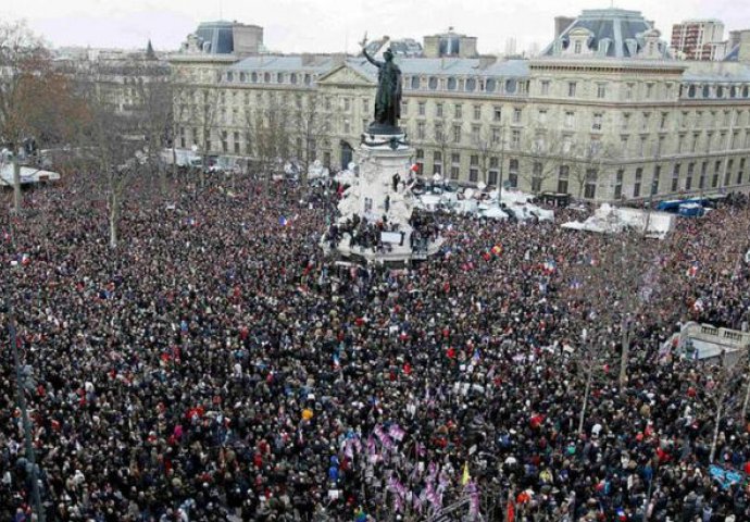 Pariz prijestolnica svijeta: Stotine hiljada ljudi u Maršu solidarnosti