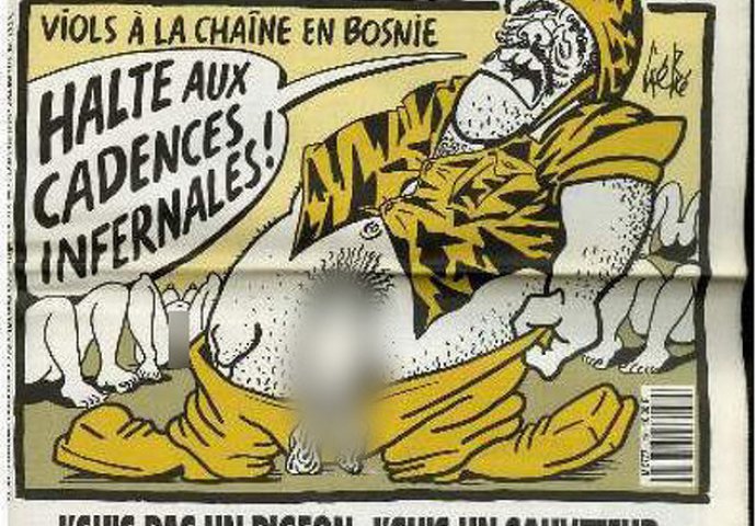 Pogledajte kako je Charlie Hebdo ismijavao silovanja i agresiju na BiH