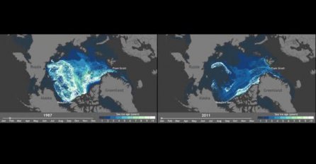 Animacija: Posljedice globalnog zagrijavanja u posljednjih 27 godina