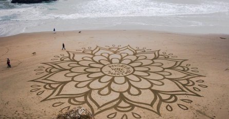 Plaža kao platno: Nevjerovatna umjetnička djela Andresa Amadora