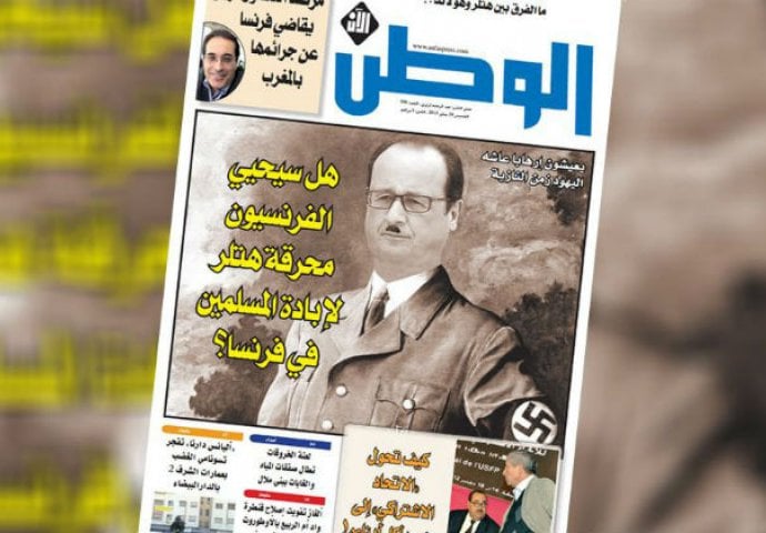 Marokanci ismijavaju francuskog predsjednika: "Hollande je nacist!"