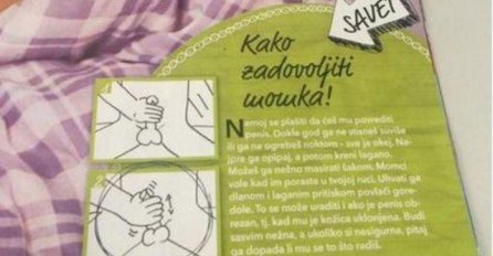 Srbijanski časopis za tinejdžere šokirao uputstvom za zadovoljavanje muškaraca