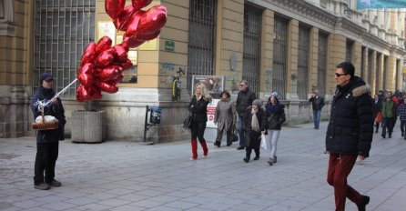 Valentinovo na sarajevskim ulicama