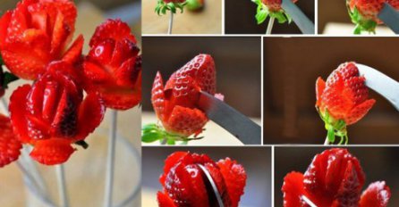Kako od jagode napraviti ukusnu ružu?