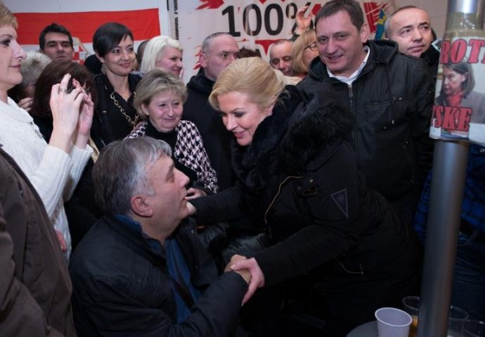 Predsjednica Hrvatske prvi radni dan provela sa braniteljima