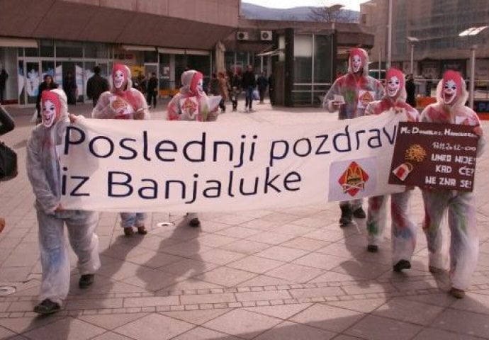 Banja Luka: Posljednji pozdrav McDonald's-u