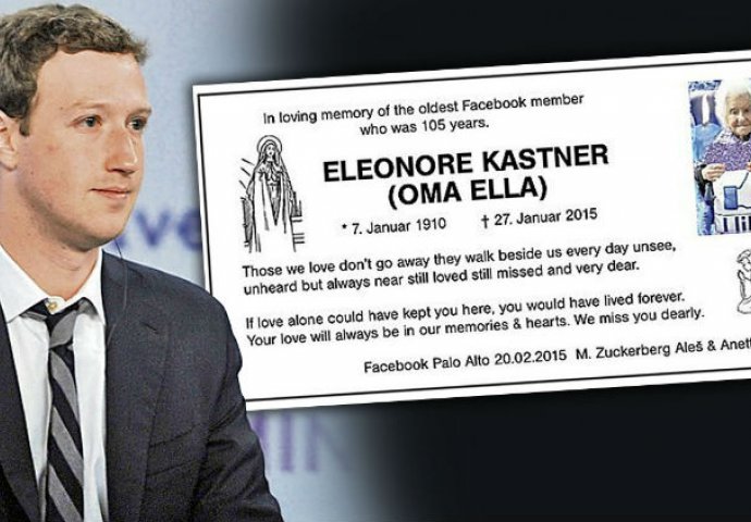 Zuckerberg odao počast najstarijoj korisnici Facebooka ikada