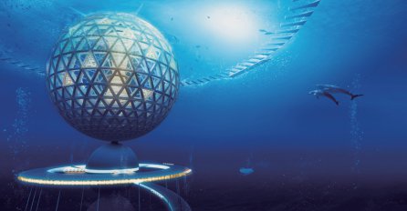 Futuristički podvodni grad u obliku spirale