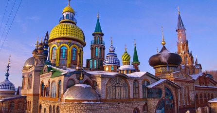 Živopisno: Hram svih religija u Kazanju