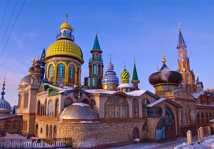 Živopisno: Hram svih religija u Kazanju