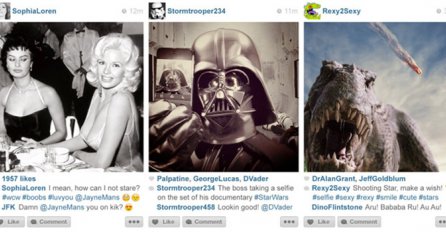 Kako bi izgledao Instagram profil Cleopatre, Darwina, Darth Vadera...