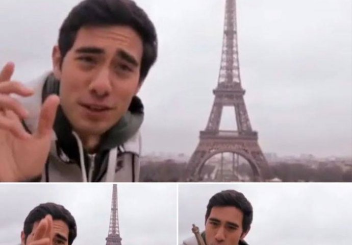 VIDEO: "Ukrao" Eiffelov toranj i "oživio" Twitter ptičicu