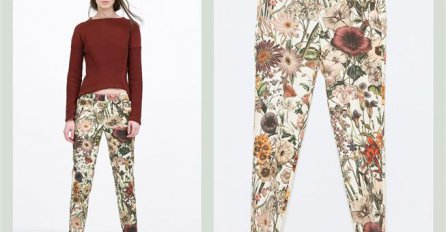 Pantalone cvjetnog uzorka apsolutni trend ovog proljeća!