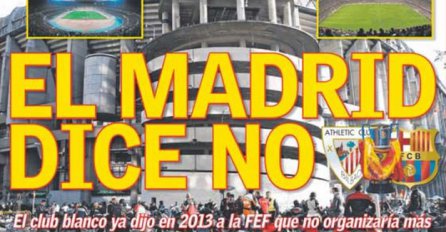 Real ne da Barceloni i Bilbaou svoj stadion za finale Kupa