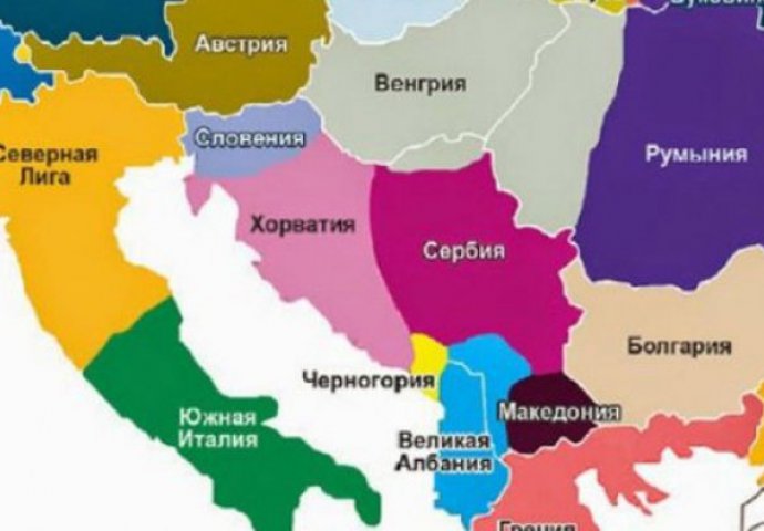 Rusi predlažu novu kartu Evrope: Bosna i Hercegovina po njima više ne postoji!