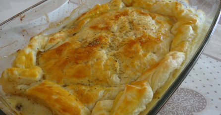  Lisnata pita s piletinom i šampinjonima!