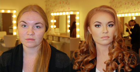 Nevjerovatne fotografije prije i poslije šminkanja