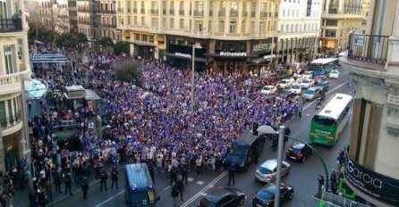 Madrid u plavoj boji, invazija navijača Schalkea